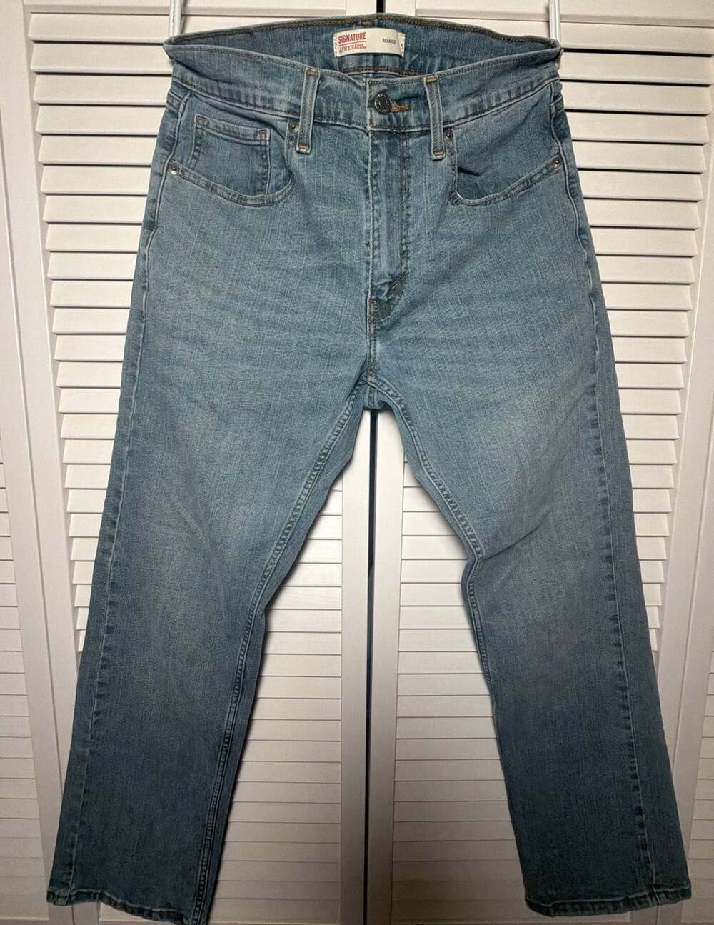 Signature By Levi Strauss & Co. Relaxed Jeans Blue Denim